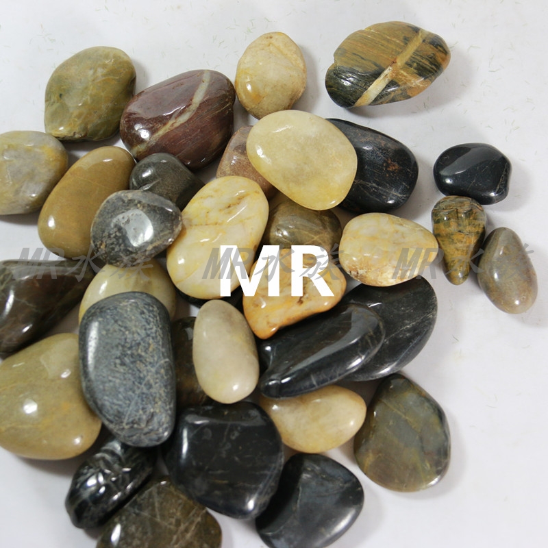 Fish Tank Small Stone Super Polished Small Pebble Riverstones Aquarium Decoration Garden Stone Hydroponic Stone Per Jin