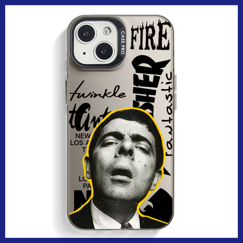 Black — Mr. Bean Thrasher Niche Original 15, 14, 13, 12, 11 iPhone Case