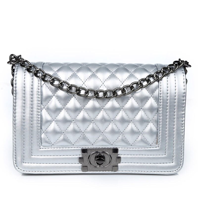 quilted leather chain bag