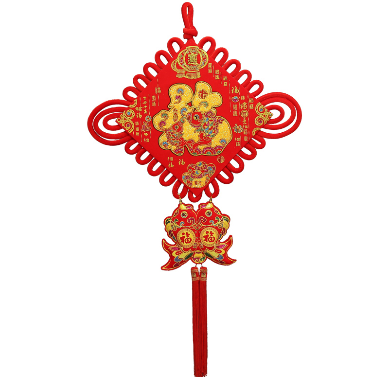 Chinese knot pendant large everyone Chinese New Year the sitting room decorate a great Christmas day move in the New Year festival Spring Festival decoration