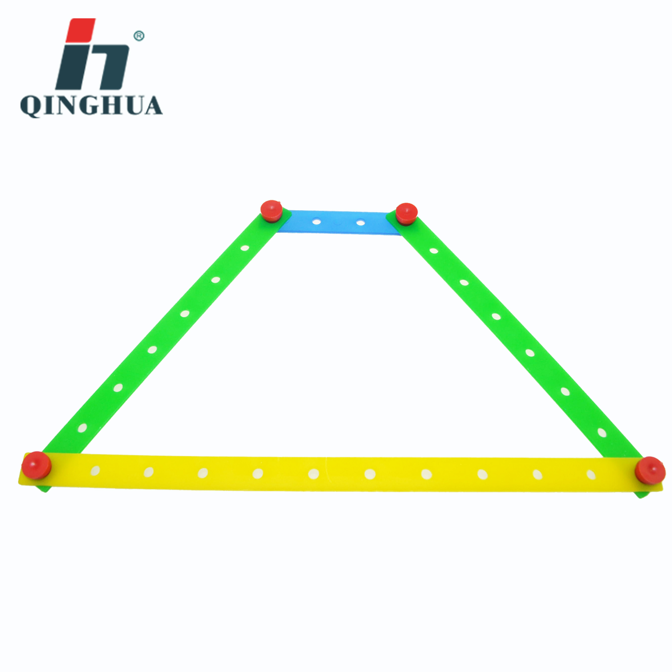 Primary School Mathematics Polygon Splicing Triangle Three-Side Relationship Angle Preliminary Understanding Activity Angle Teaching Aids