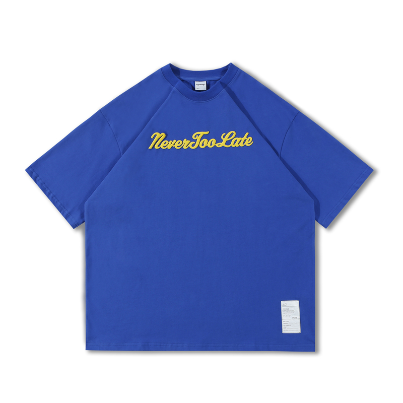NGOARMY SS20 theme foaming printed short-sleeved T-shirt all-match Japanese drape national tide original men and women
