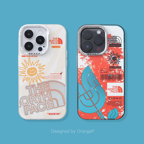 Drawing Illustration Matte Laser Gradient Niche Anti Slip The North Face 15, 14, 13, 12, 11 iPhone Case