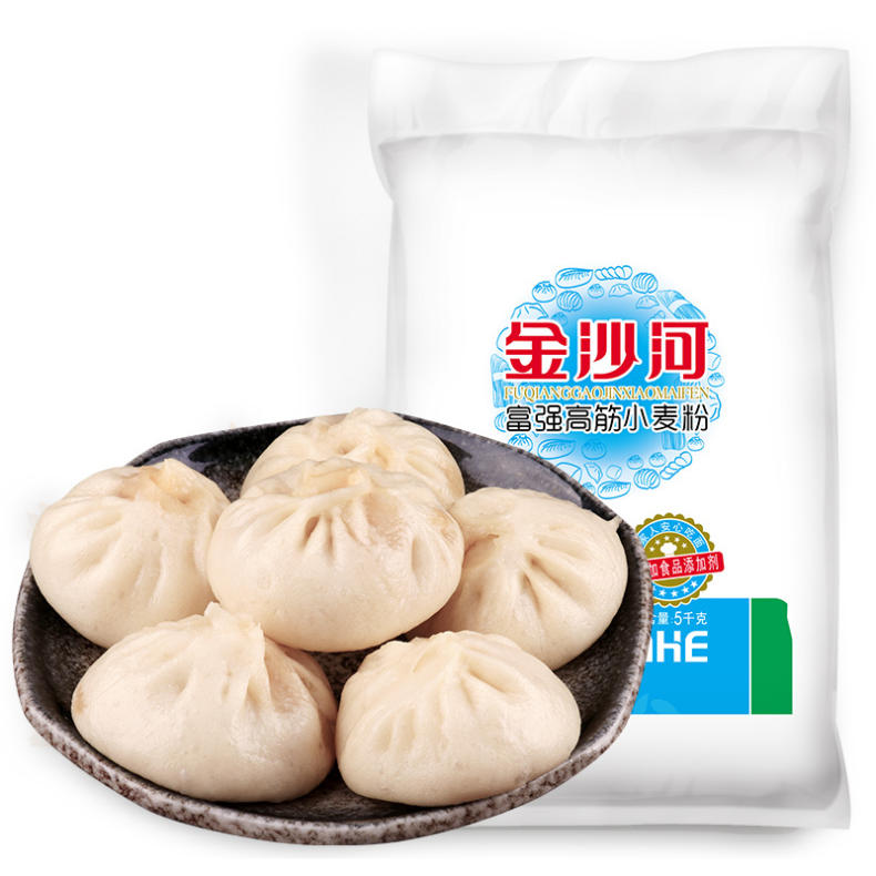 包邮 金沙河面粉 富强高筋小麦粉