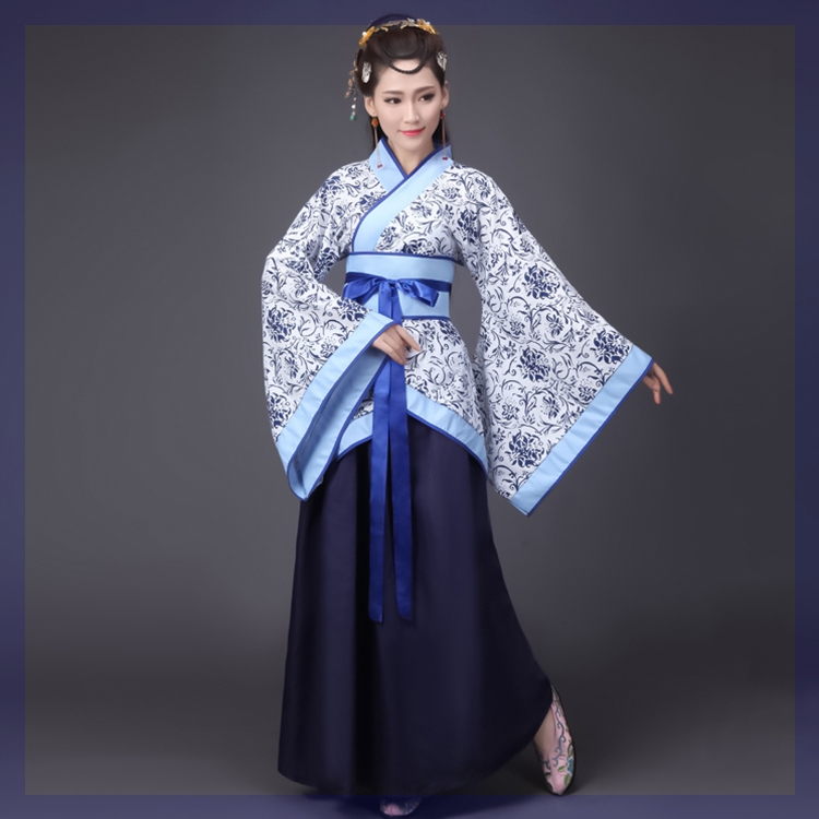 Historical costume fairy costume Hanfu wide-sleeved female Tang clothing Han Tang clothing female Hanfu female underskirt wide sleeves