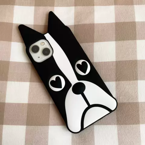 Marc Jacobs Boston Terrier Funny Girls Phone Cases Covers 3D Silicone TPU iPhone 14, iPhone 13, iPhone 12