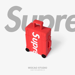 supreme suitcase airpod case