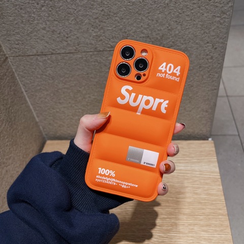 supreme iPhoneケース Supreme Red 404 Streetwear Trendy Fashionable Phone Case iPhone