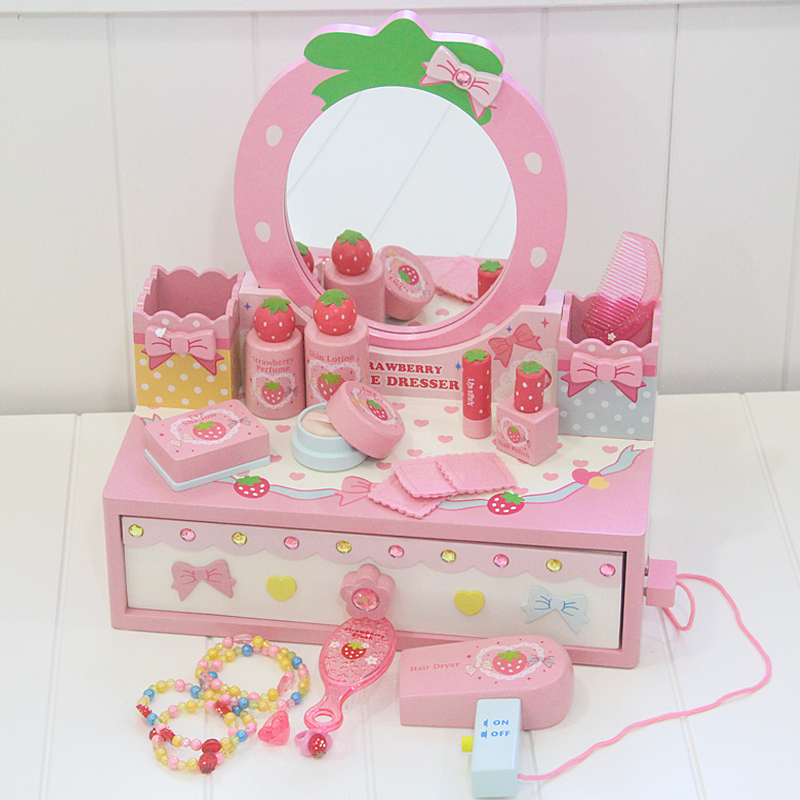 兒童化妝盒女孩過家家梳妝臺玩具仿真化妝品女童女寶寶生日禮物