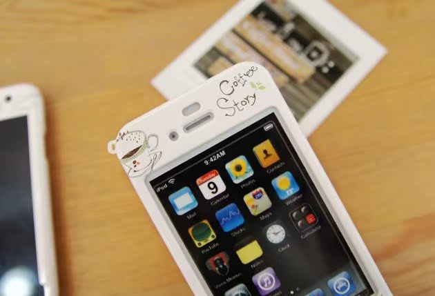 韩国happymori 苹果iphone 4 4s 双面前后保护壳 XJ5101手机套手机壳