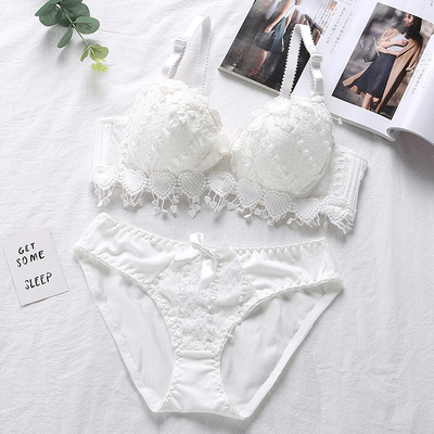 少女文胸学生高中生内衣女日系可爱小胸聚拢性感加厚调整型胸罩薄-淘宝网