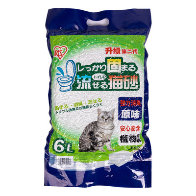 爱丽丝除臭无尘原味豆腐猫砂6L