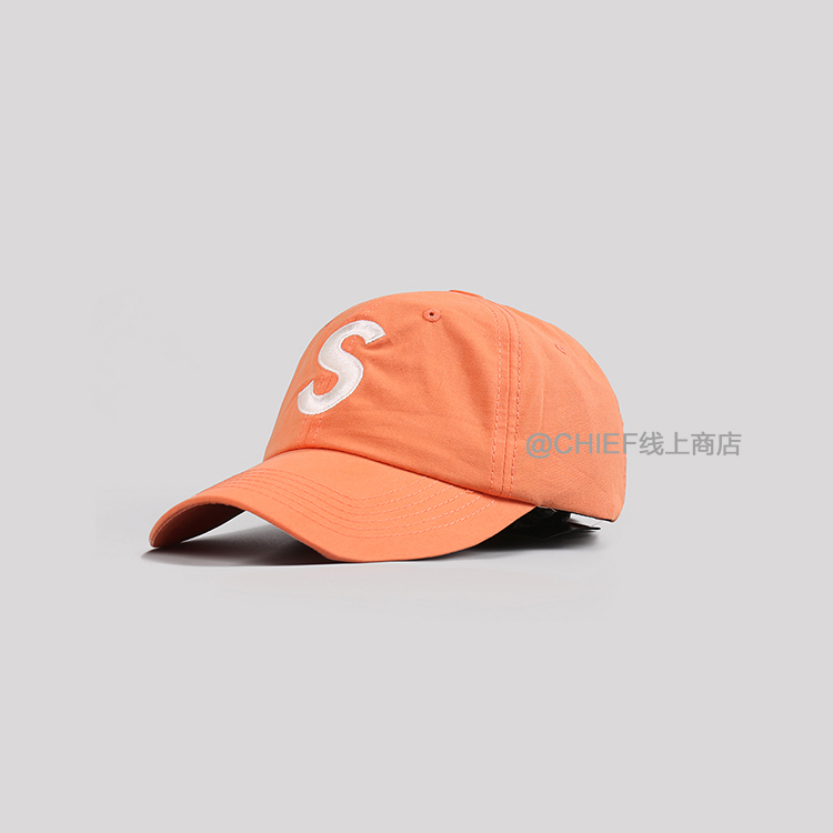20fw Large S Embroidered Waterproof Fabric Men and Women Couple Curved Brim Baseball Cap Peaked Cap Ins Street Fashion Hat