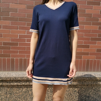 M@J* 法式 清新 柔软 贴身 针织衫 针织裙