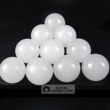 Синьцзян Хотянь Юй природный товар Куньлунь белый нефрит шарики разбросанные 4 - 20 мм можно сделать браслет ожерелье кулон