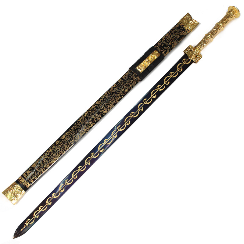 guile longquan sword pattern steel plain fittings town house han tang long hard manganese steel sword sword sharp objects is not edged usually