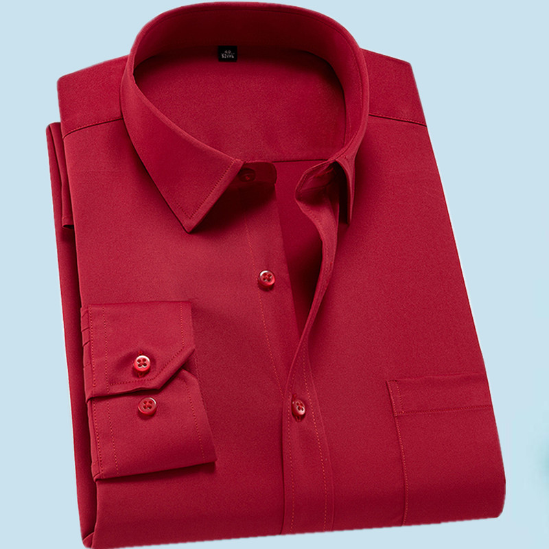 automne stretch manches longues t-shirt des hommes d'affaires de la carrière de l'outillage de bob l'éponge big red shirt hommes pouces shirt marié garçon d'honneur automne stretch manches longues t-shirt des hommes d'affaires de la carrière de l'outillage de bob l'éponge big red shirt hommes pouces shirt marié garçon d'honneur