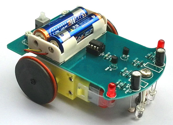 智能循迹小车套件 d2-1巡线小车 电子制作diy 外观设计