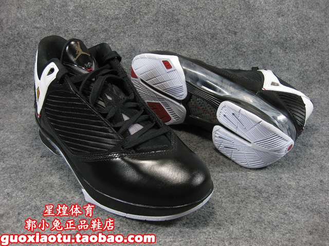 星煌体育nike air jordan 2009 aj2009黑白343084-062男子篮球鞋码全