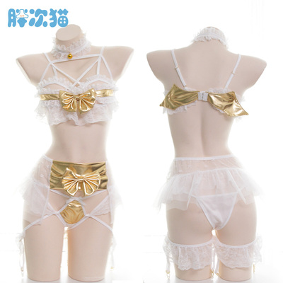 【撩汉出品】金色小恶魔睡衣套装 绑带网纱蕾丝蝴蝶结内衣睡裙-淘宝网 【撩汉出品】金色小恶魔睡衣套装 绑带网纱蕾丝蝴蝶结内衣睡裙-淘宝网