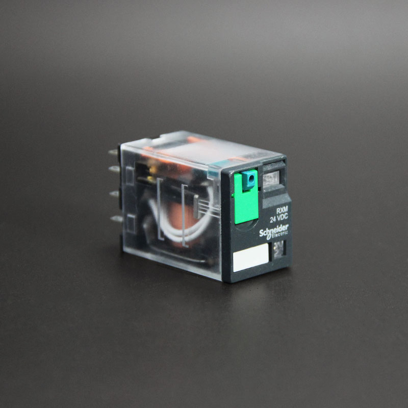 schneider relay dc24vdc small intermediate relay rxm4ab2bd with lamp 4 on 4 off 14 pin