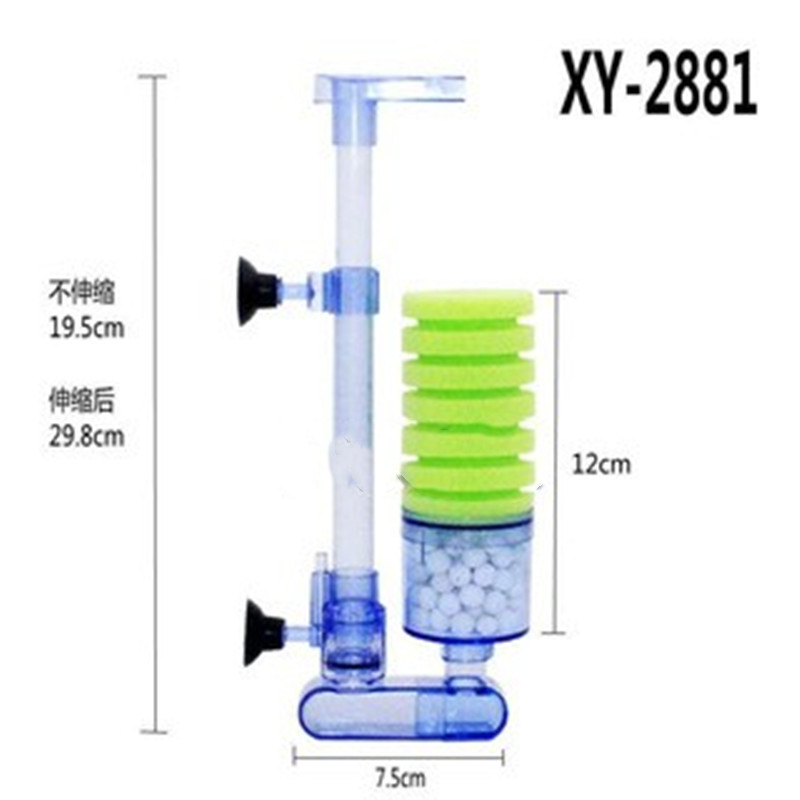 Xinyou Water Fairy Electric Water Fairy Fish Tank Reverse Gas Lift Filter Bacterium Cultivation Suction Wall-Hung Urinal Biochemical Filter Oxygen Increasing