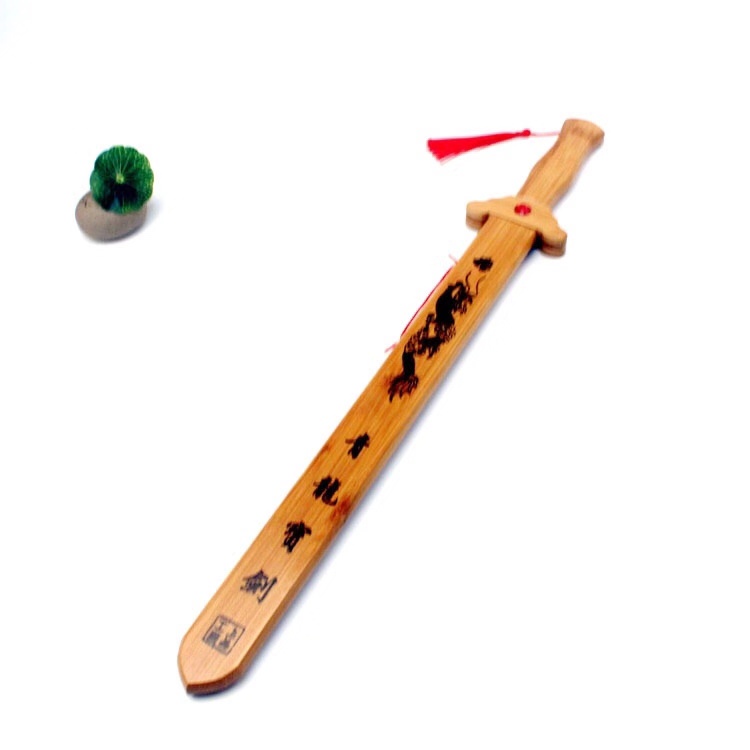 package mail wooden knife a wooden dragon sword children toy boy shows bamboo sword sword sword kendo practice sword props
