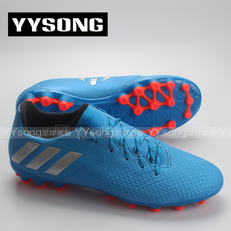 YY正品Adidas阿迪達斯Messi梅西16.3男子人草AG短釘足球鞋S80536