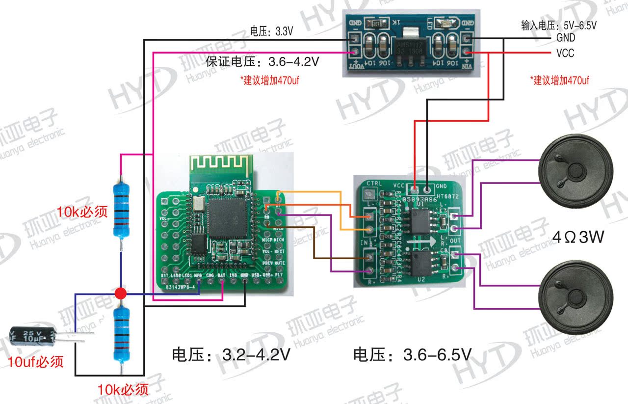 0模块主控csr8635 蓝牙音箱功放