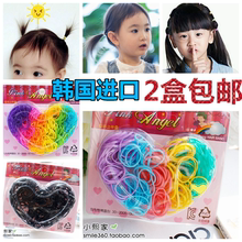 Корейский импорт колец для волос Детские волосы Основы резинки Костюм конфеты Маленькая кожаная лента