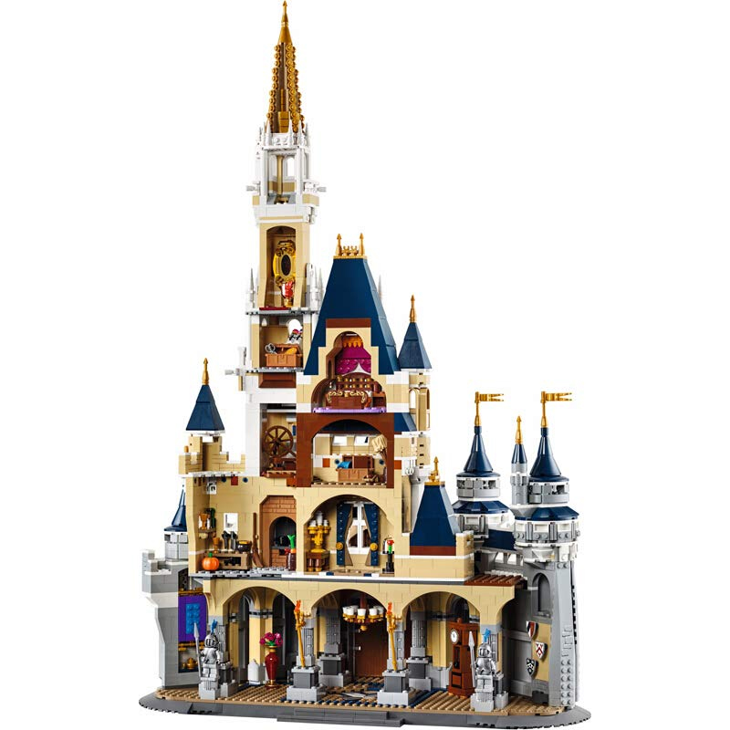 Lego 71040 series Disneyland castle girl toy flagship store official website Li Xian Han Shangyan same paragraph