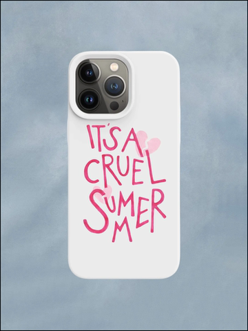 Taylor Swift It's A Cruel Summer New Matte 15, 14, 13, 12, 11 iPhone Case