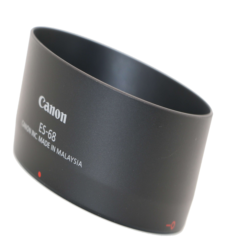 canon original small spittoon three generation 50mm f1.8 stm fixed focal portrait es-68 hood bayonet 50 1.8