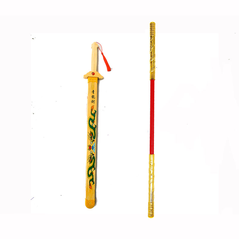 a wooden dragon sword children bamboo wood dragon sword sword blade taekwondo martial kendo knife toys