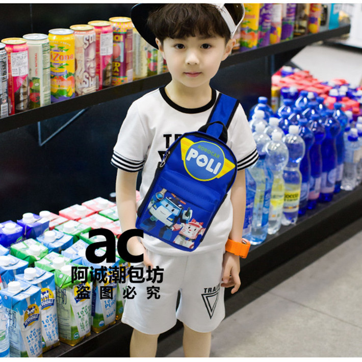 外貿兒童包包個性斜挎包原單男童小挎包寶寶腰包韓國時尚女童潮包