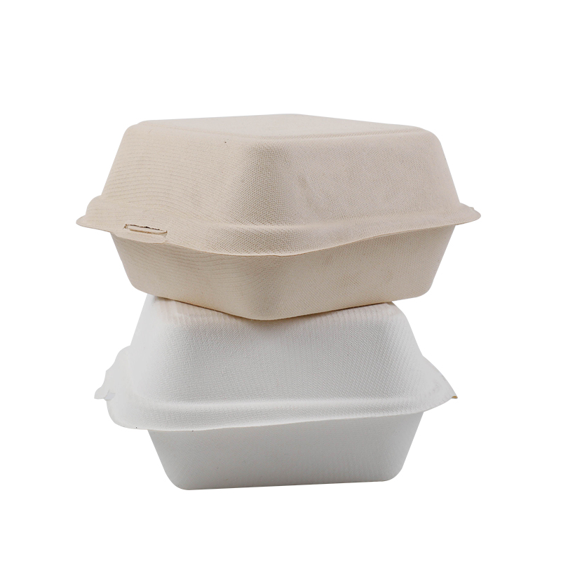 Green Packing Box Daifuku Tiramisu Cake Box Lunch Box Disposable Degradable Environmental Protection Pulp Box