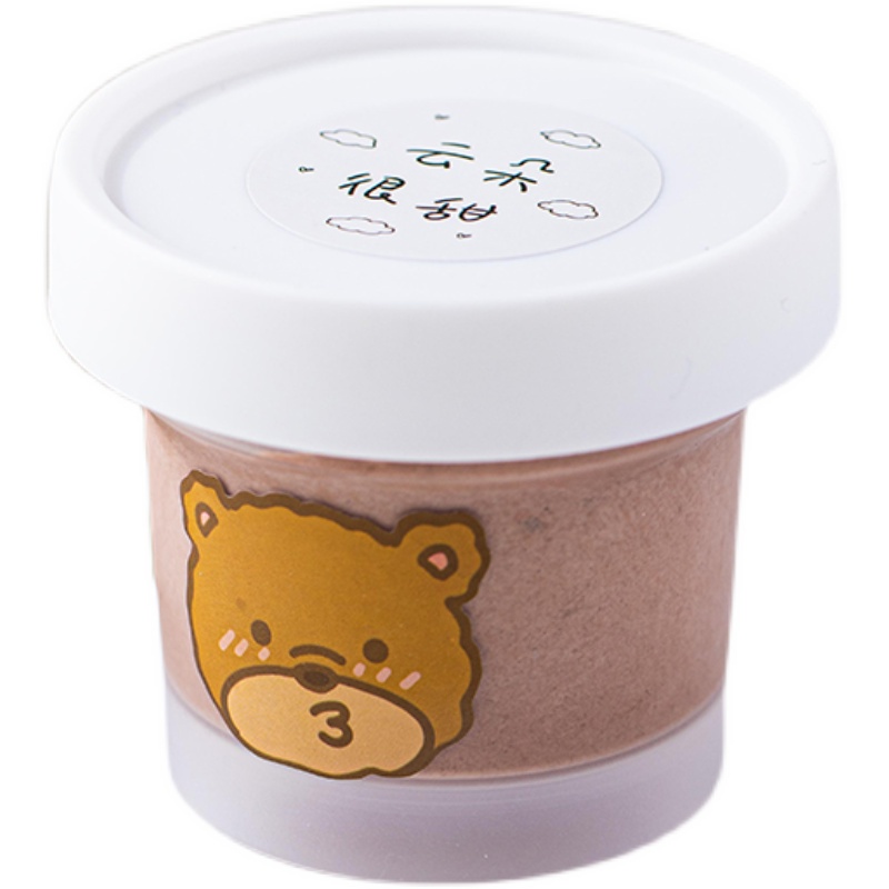 Ice Cream Cup Disposable Pudding Cup Plastic Cup with Lid Custard Packing Box Ice Cream Box