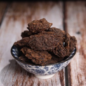 买一斤送一斤云南普洱老茶头熟散茶老班章古树金芽醇香叶木质礼盒