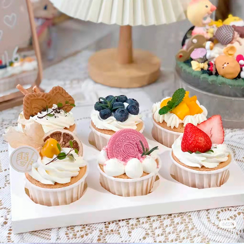 Curling Paper Cup High Temperature Resistant Cup Cake Muffin Cup Household Paper Cup Cake White Gold Dessert Table Paper Cup