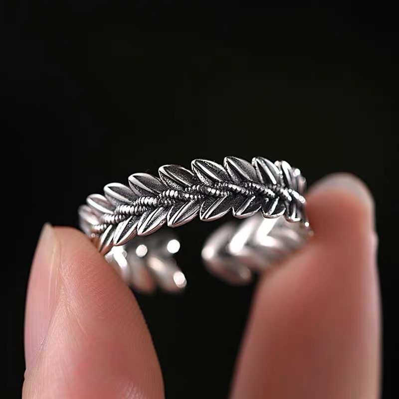 Chaoxiao Sier Ohr für Damen, modisch, Individualität, einfache Literatur, gebratener Teig, Wendungen, Design, offener Ring_voghion.com