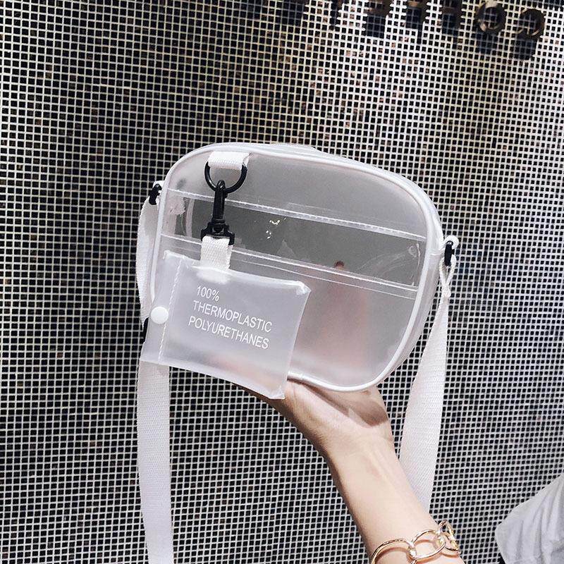 กระเป๋า 2020夏天上新小包包2018新款包包果冻简约迷你斜挎包ins超火小方  