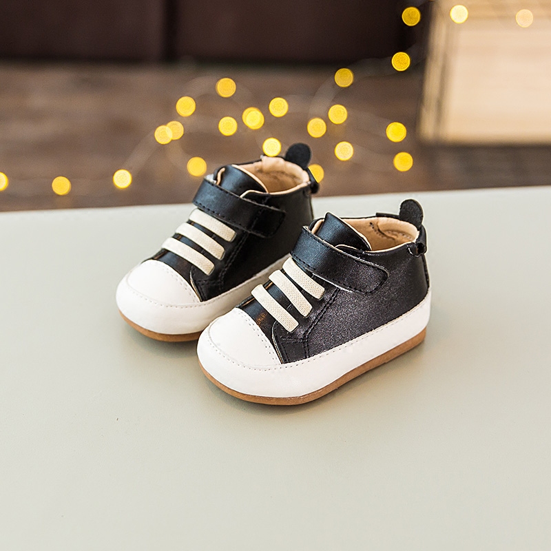秋鼕季兒童鞋子小童加絨棉鞋寶寶鞋男童1-3歲女嬰兒軟底學步鞋0