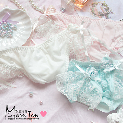 日本原D夏季透气内裤女冰丝无痕可爱韩版少女蕾丝抗菌超薄蝴蝶结-淘宝网