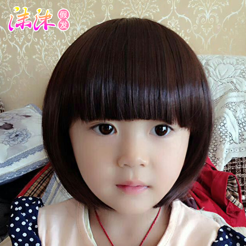 韓版寶寶假發 女童發飾假發兒童頭飾韓國嬰兒發箍公主假發拍照款