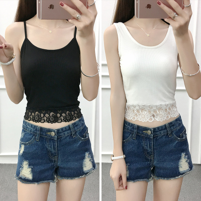 中长款抹胸防走光打底吊带裹胸背心薄款潮裸胸内衣蕾丝边紧身夏天-淘宝网