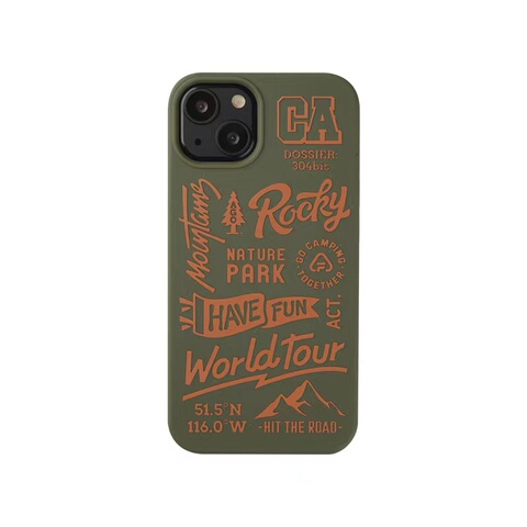 Orange — CA Dossier World Tour New Rocky Nature Park 14, 13, 12 iPhone Case