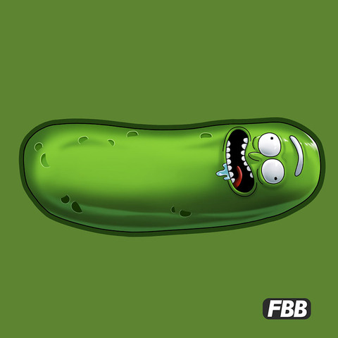 Rick And Morty Pickle Large Mousepad, Desk Mat (5mm, 90x35cm) Phone Case