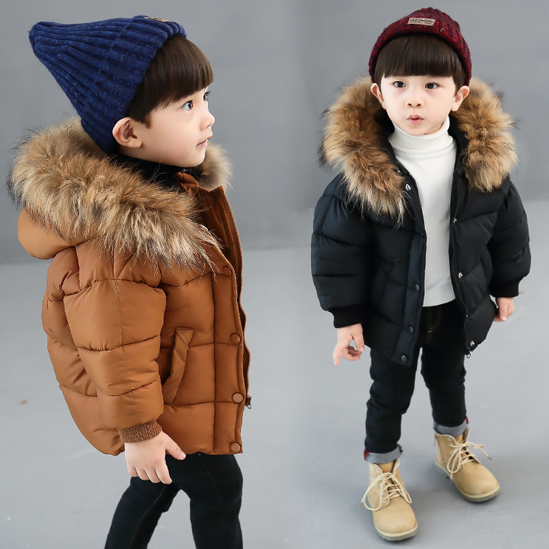 童裝男童棉衣外套鼕裝2017新款韓版兒童3加厚4棉襖5歲6寶寶棉服潮