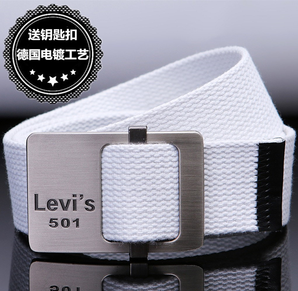 levis canvas belt