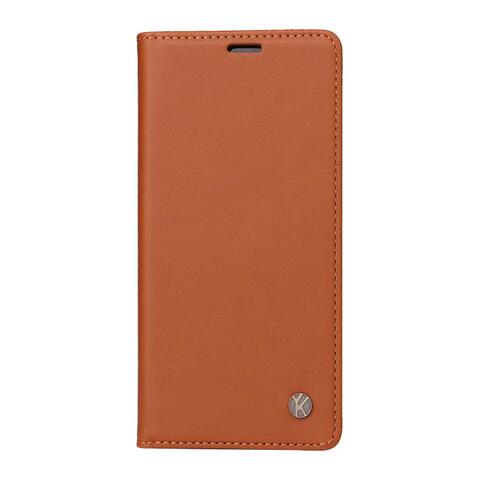 Light brown — Wallets Folio Flip High End Premium Synthetic Leather Card Holder Folding Stand A13 5G, A23 5G, A33 5G, A53 5G
